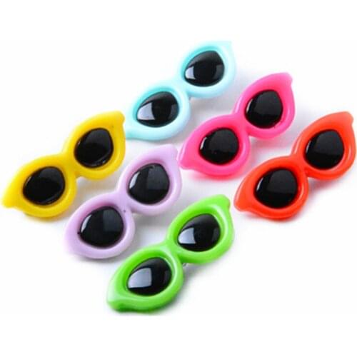 50 Pcs Pet Dog Hair Accessories Handmade Cute Plastic Dog Hair Alloy Clips Pet Supplies Dog Grooming Accessories Dog Hairpins