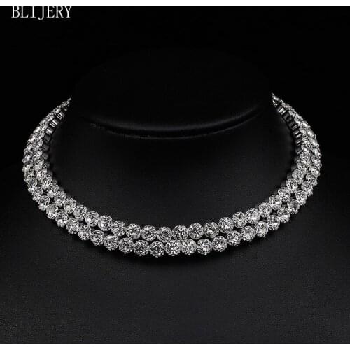 BLIJERY Silver Chains