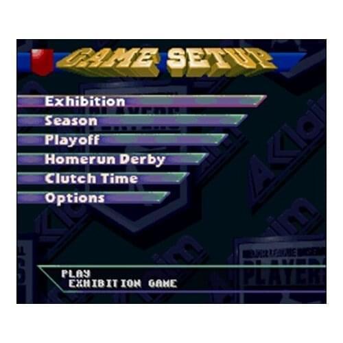 Frank Thomas' Big Hurt Baseball USA Version 16 bit Big Gray Game Card For NTSC Game Player