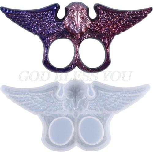 Eagle Keychain Crystal Epoxy Resin Mold DIY Crafts Jewelry Casting Tools Necklace Pendant Silicone Mould Drop Shipping
