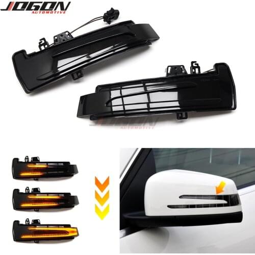 Dynamic Turn Signal Rearview Mirror Indicator Blinker Light For Mercedes Benz A B C E S CLA GLA CLS W176 W246 W204 W212 X156