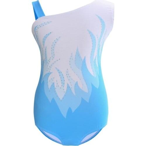 Girls Siamese Gymnastics Costumes Body Suit Ballet Gymnastics Dance Dance Basic Skills Clothing