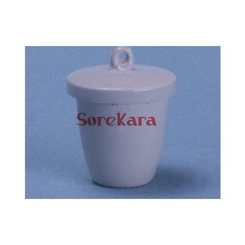 Lab Porcelain Crucible 300ml Ceramic crucible With Cover