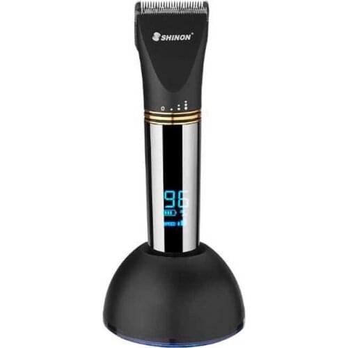 Shinon hair trimmer LCD rechargeable hair clipper haircut machine oilhead clipper beard trimmer haircut machine 10W powerful