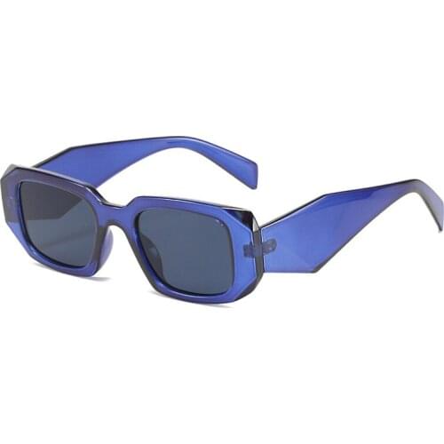 Fashion Rectangle Sunglasses Women Vintage Goggle Square Sun Glasses Ladies Small Frame Men Eyeglasses UV400 Lentes De