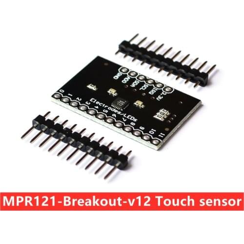 MPR121-Breakout-v12 Proximity Capacitive Touch Sensor Controller Keyboard Development Board