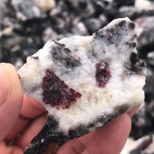 Natural crystal mineral pig sand raw stone specimen energy healing