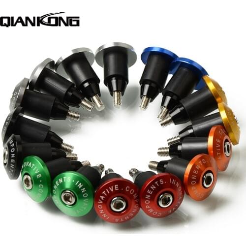 New7/8"22 mm CNC motorcycle handlebar cap motocross handle bar grips ends For TMAX 530 500 R3 Z800 Honda dirt bike kawasak
