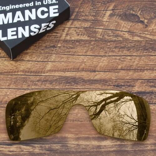 ToughAsNails Polarized Replacement Lenses for Oakley Batwolf Sunglasses Peach Gold (Lens Only)