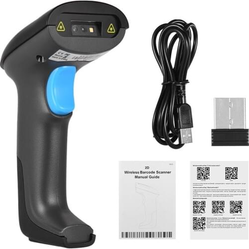 Aibecy Handheld USB Cable Plug and Play for Mobile Payment Wired CMOS Image Barcode Scanner 1D 2D QR Bar Code Reader with USB