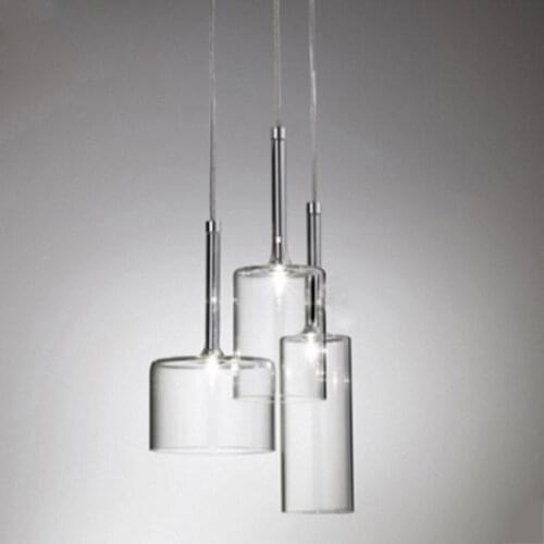 Modern Stained Glass Led Pendant Light Nordic Bar Cafe Dining Room Light Fixtures Living Room Deco Kitchen Island Hanging Lamps