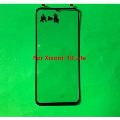 10pcs Front Screen Outer Glass Lens For Xiaomi Mi 10 9 9T CC9 Pro 8 SE Lite M8 M9 Lite Black Touch Screen Outer Glass Repair