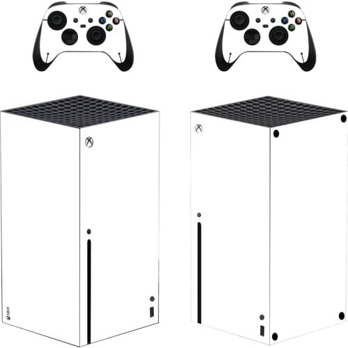 White Style Xbox Series X Skin Sticker for Console & 2 Controllers Decal Vinyl Protective Skins Style 5