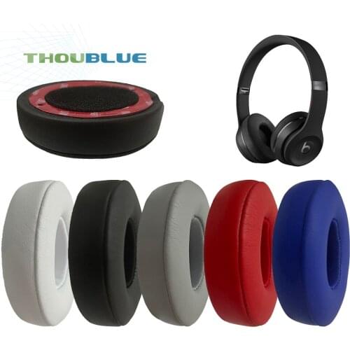 THOUBLUE Replacement Ear Pad For Beats Solo 3.0 Solo 2.0 Earphone Memory Foam Cover Earpads Headphone