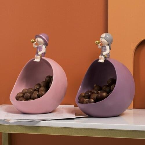 Creative Cartoon Tray Storage Decoration Decoration Kindergarten Restaurant New Years Day Candy Chocolate Fruit Plate Fruit