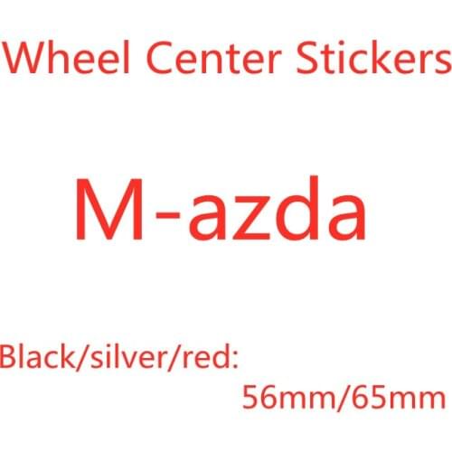 4pc 56mm 65mm Rim Caps Dust-Proof Covers Sticker Car Styling Accessories For Wheel Center Hub Caps Badge Logo Emblem Decal