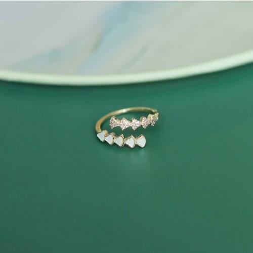 Anime WORD OF HONOR Shan He Ling Gong Jun Zhang Zhe Han Fan Theme Ring Jewelry Fashion Adjustable Finger Rings Student Gift