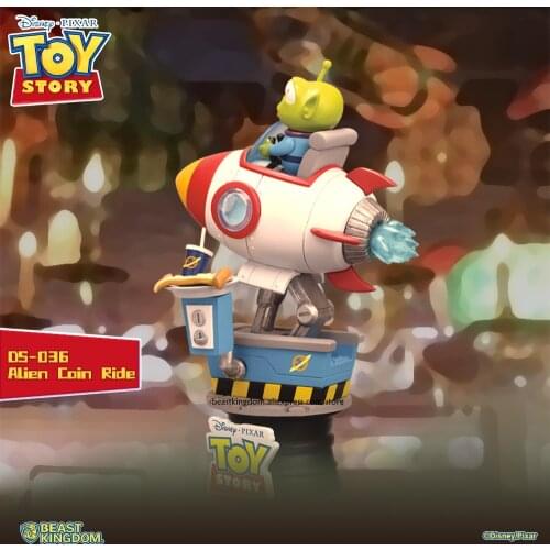 Beast kingdom Disney Genuine Toy Story 4 Three-eyes Monster Alien Doll Garage Kits Model Kits Toy Figures Collect gifts