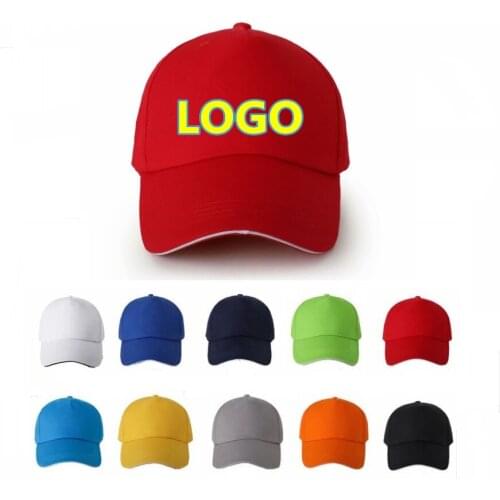 New autumn adult men casual cotton Diy logo custom logo baseball cap 1pc Embroidery trucker snapback hats gorros