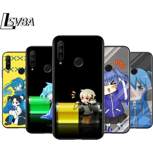 Black Soft TPU Cover Enom Takane for Honor 9X 9 Lite 8S 8C 8X 8A 8 2019 2020 7A 7S 7C Pro Phone Case