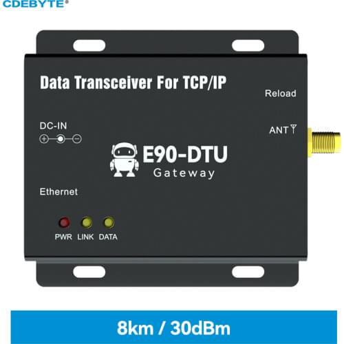 E90-DTU-433L30E Ethernet LoRa Long Range 433MHz 1W IoT uhf Wireless Transceiver rf Module 433 MHz Transmitter and Receiver