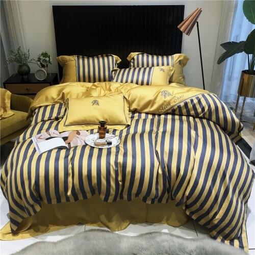 Goldeny Silk Bed Linen