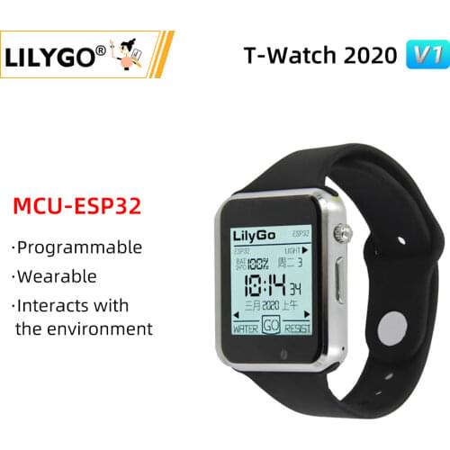 LILYGO® TTGO T-Watch-2020 ESP32 Main Chip 1.54 Inch Touch Display Programmable Wearable Environmental Interaction