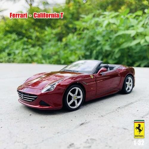 Bburago 1:32 Ferrari California Convert High-imitation Car Model Die-casting Metal Model Toy Gift Simulated Alloy Car Collection