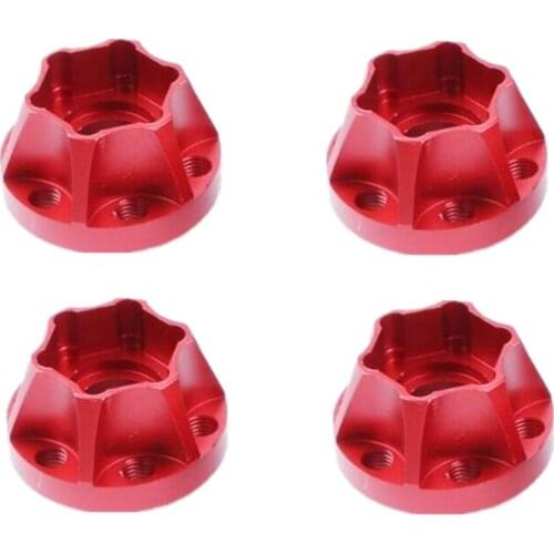1/10 RC Vehicle Model Wheel Hex Hub Adapter 12mm for Axial SCX10 TRX4 D90 x4