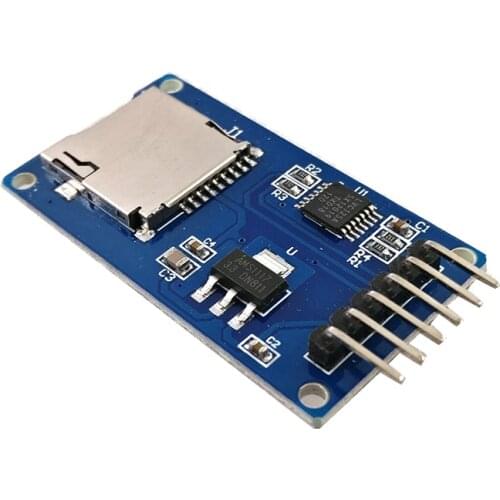 Micro SD Card Mini TF Card Reader Module SPI Interfaces With Level Converter Chip 5V/3.3V For Arduino DIY KIT