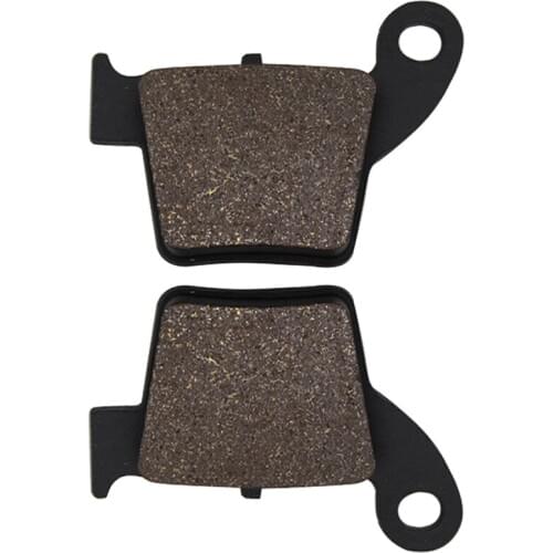 Cyleto Motorcycle Rear Brake Pads for HONDA CR125 CR 125 2002-2007 CRF150R CRF 150R 2007-2016 CR250 CR 250 CR250R CR 250R 02-07