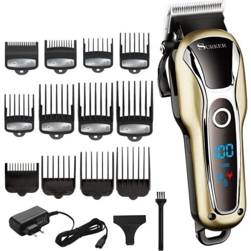 Mens professional hair trimmer Turbo barber hair clipper beard car electric hair cutter adjustable hair cutting machine haircut