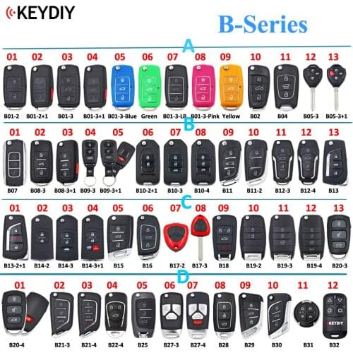 Original Universal KEYDIY Remote Control Key B-Series for KD900 KD-X2 MINIKD ,URG200 B01 B02 B07 B08 B21 B10 B11 B12 B13 B15 B30