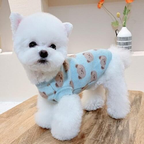 Cat Shirt Spring Summer Small Dog Clothes Cardigan Chihuahua Doggie Puppy Yorkshire Pomeranian Poodle Bichon Schnauzer Clothing