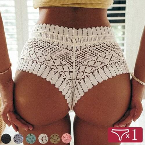 Sexy Hollow Out Women Panties Low Waist Lace G-String Briefs Fashion Underpants Female Soft Breathable Underwear Girls Lingerie