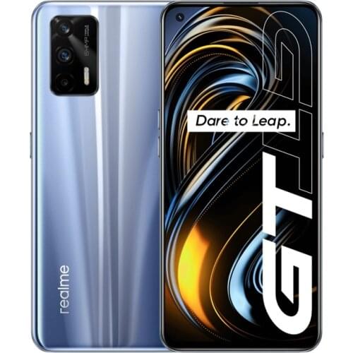 Realme GT 5G NFC Mobile Phones 6.43" Snapdragon 888 Octa Core 4500mAh Battery 64MP AI Triple Cameras Android 11 Smartphones