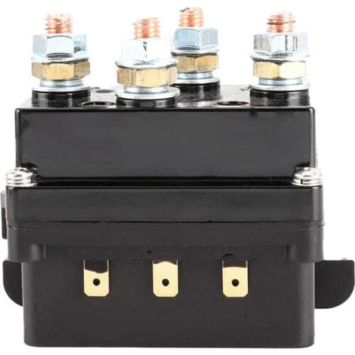 Winch Solenoid Relay Contactor Control Switch 12V 500A Fit for ATV UTV 8000lb-12000lb Winches Winch Contactor New