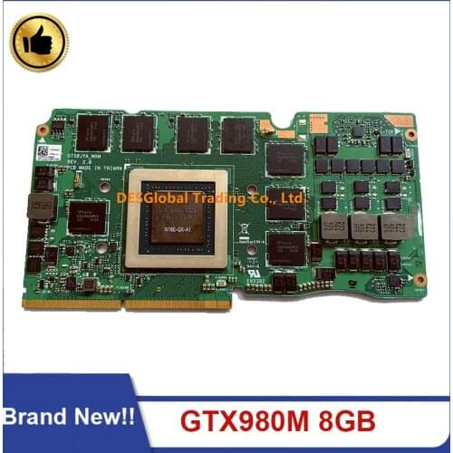Brand New For ASUS G750J G750JY G750JYA GTX 980M GTX980M N16E-GX-A1 DDR5 8GB VGA Video Graphics Card Fully Tested