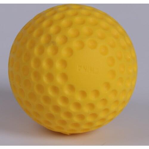 Training baseball softball, serve machine with softball, machine with PU baseball, environmental protection material