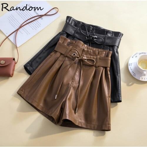 XING WEI SI Women's High Waist Shorts