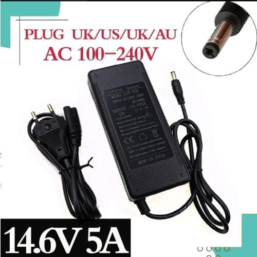 14.6V 5A LiFePO4 charger 4Series 12V 5A Lifepo4 battery charger 14.4V battery smart charger For 4S 12V LiFePO4 Battery charger