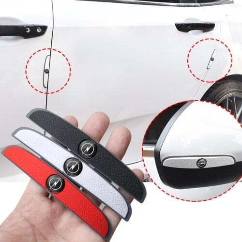 1Set Rubber Car Door Edge Corner Anti-Collision Strip Stickers Accessories For Opel Astra Corsa Insignia Zafira Vectra OPC Mokka
