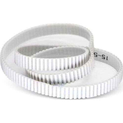 1Pcs Width 10mm-30mm HTD 3M Timing Belt 3348mm-3534mm Teeth 1116-1178 White Polyurethane PU With Steel Core For 3D Printer/CNC
