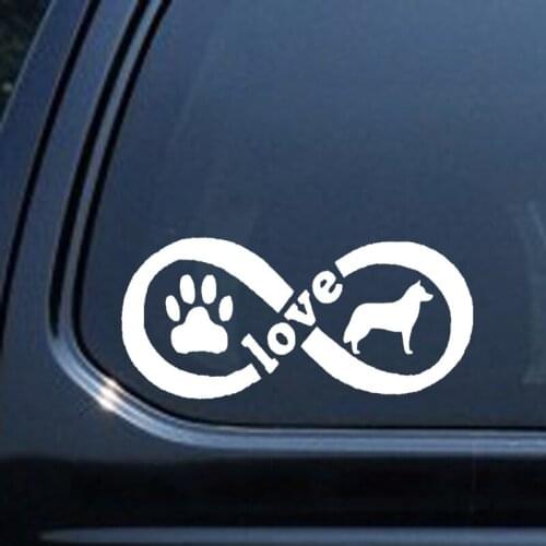 16.6CM*7.7CM Hot Pet Siberian Husky Car Styling Car Sticker Black/Silver C2-3173