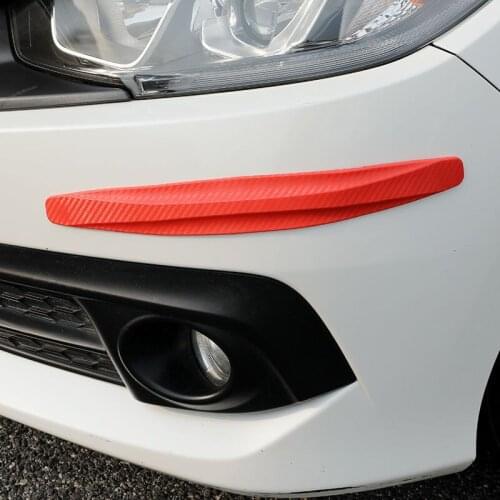 2pcs Front And Rear Bumper Corner Guards And Anti-Collision Decorative Strips For Ford Buick Peugeot Citroen C-Quatre C-Triomph