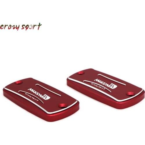 2020 Front Brake Fluid Reservoir Cover For SYM MAXSYM TL 500 TL500 Cylinder Cap Motorcycle CNC Red