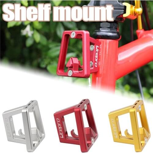 Hot Sale Front Shelf Mount Carrier Adapter Aluminum Alloy Pig Nose Block Bracket for Folding Bike Cycling Accessories NOV99