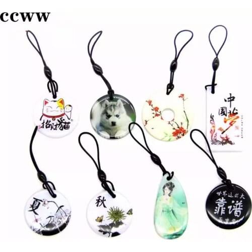 Multiple Choices UID S50 1K 13.56MHz RFID Rewriteable Writable Keychain Key Tag Changeable NFC Access Control Card