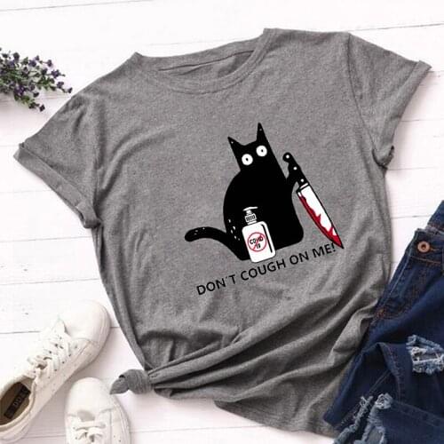 Brand T Shirt for Women Cat What Print Womens T-shirts Casual Short Sleeve Tshirt Lady Girls Tops Tees Hipster Tumblr Drop Ship