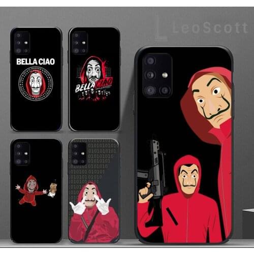La casa de papel TV Phone Case For Samsung A40 A31 A50 A51 A71 A20E A20S S8 S9 S10 S20 Plus note 20 ultra